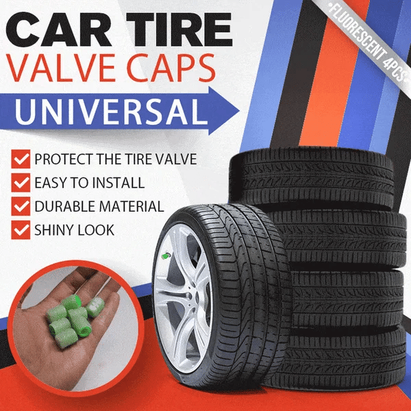 Glow-in-the-Dark Car Tire Valve Cap Set🎉50 Pcs🎉