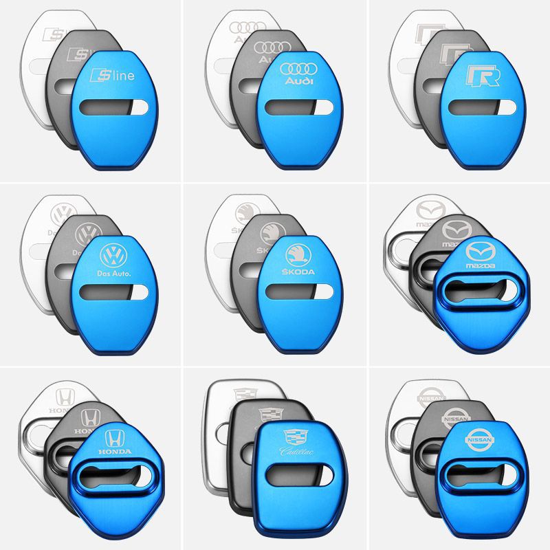 Hot Sale 🎁50% OFF 🎁Stainless Steel Car Door Lock Protection Cover Antirust🔥4PCS🔥