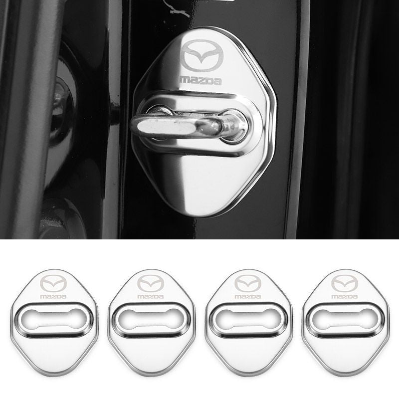 Hot Sale 🎁50% OFF 🎁Stainless Steel Car Door Lock Protection Cover Antirust🔥4PCS🔥