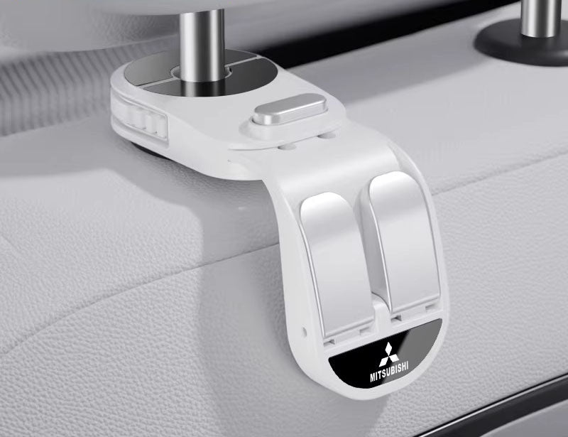 Retractable Dual-Row Car Seat Hooks